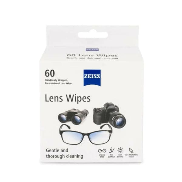 Lingettes pour verres Zeiss, 60 paquets
